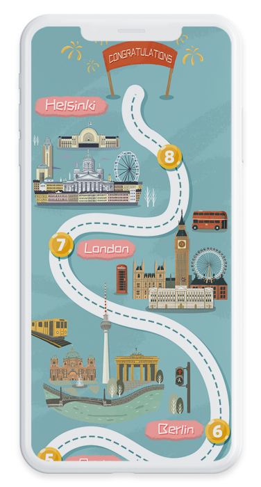 英语闯关H5游戏